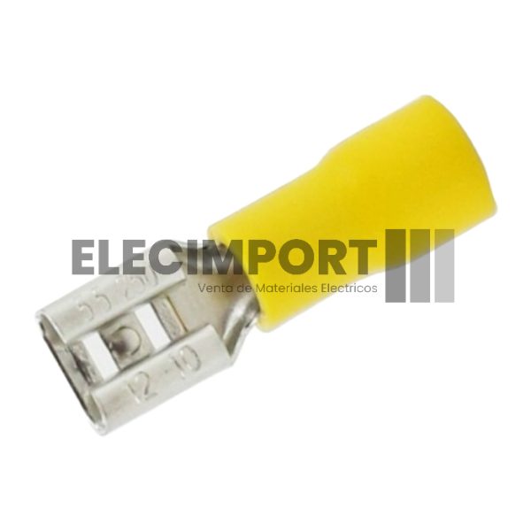 Terminal Tipo Hembra Amarillo