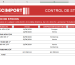 Plantilla de control de stock