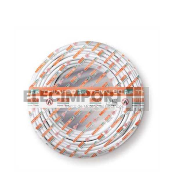 CABLE ELECTRICO THW-90 8 AWG  X 100M INDECO